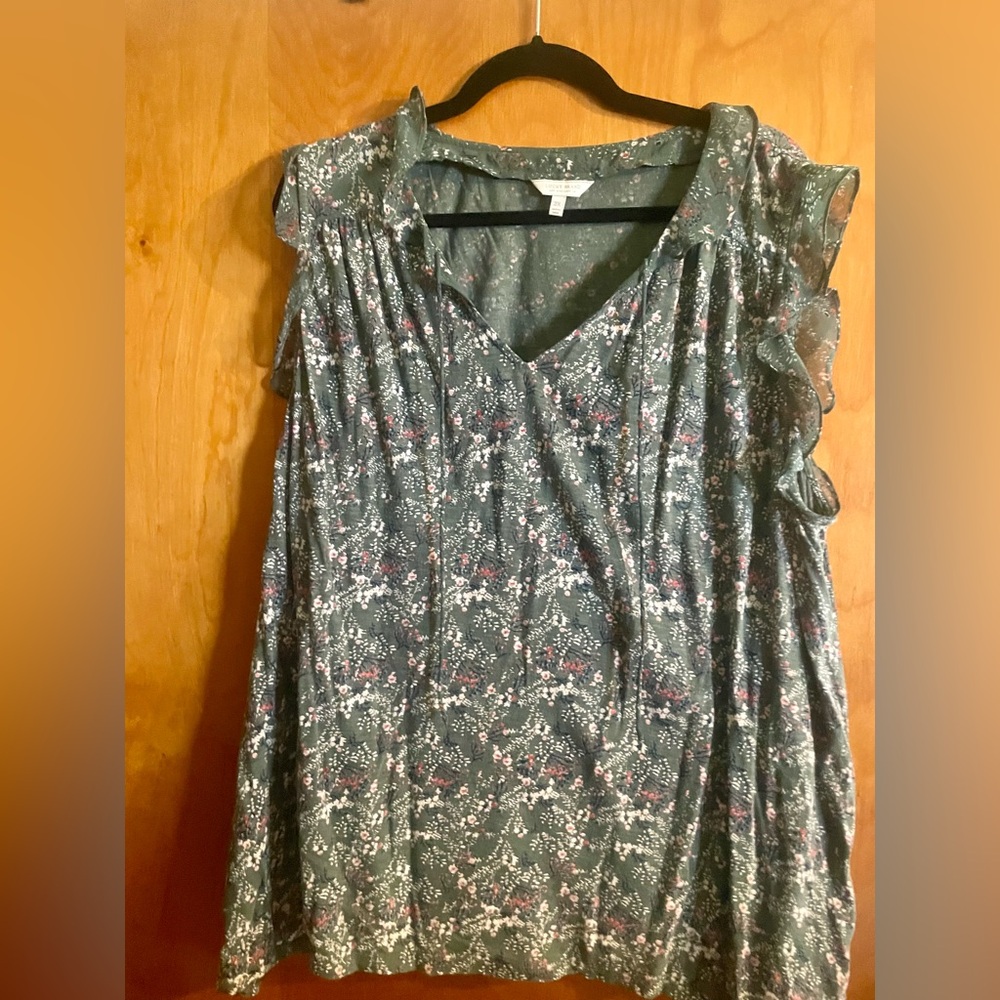 Lucky brand size 2x cap sleeve shirt